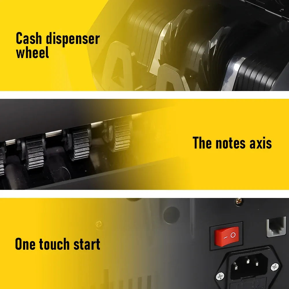 AUD Banknote Counter - UV/MG/IR Detection