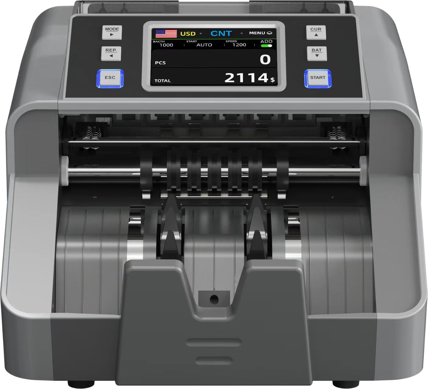 Aumerage Mixed Currency Money Counter with Counterfeit Detection