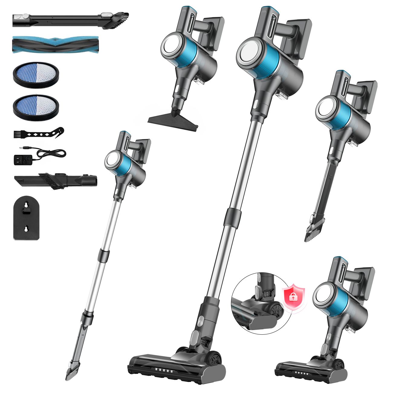 8-in-1 Cordless Stick Vacuum Cleaner