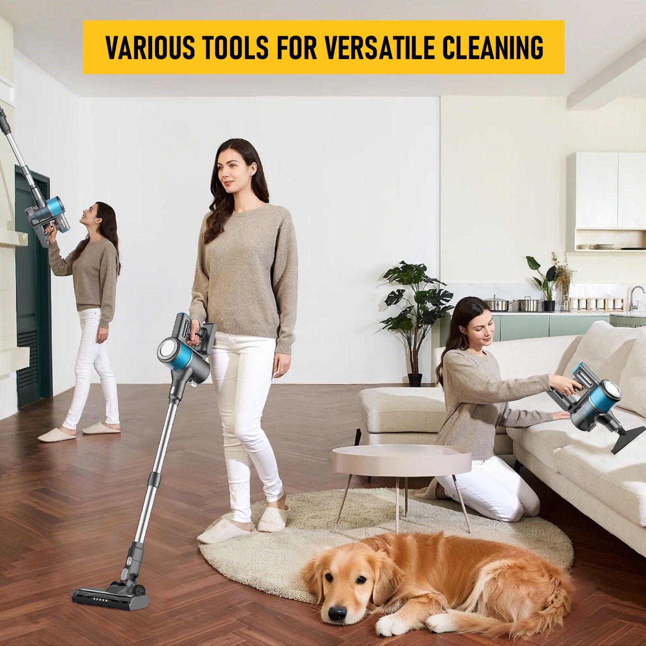 8-in-1 Cordless Stick Vacuum Cleaner