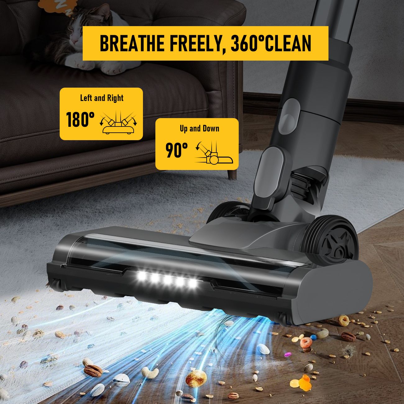 8-in-1 Cordless Stick Vacuum Cleaner