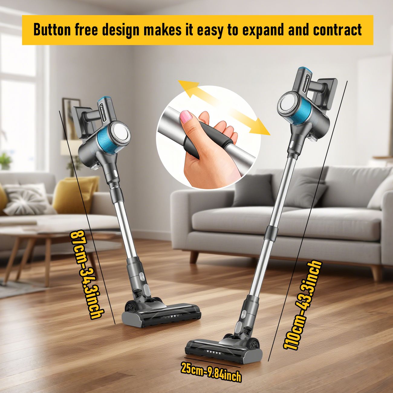 8-in-1 Cordless Stick Vacuum Cleaner