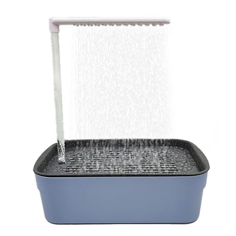 Blue Automatic Bird Bath Tub - 1pc
