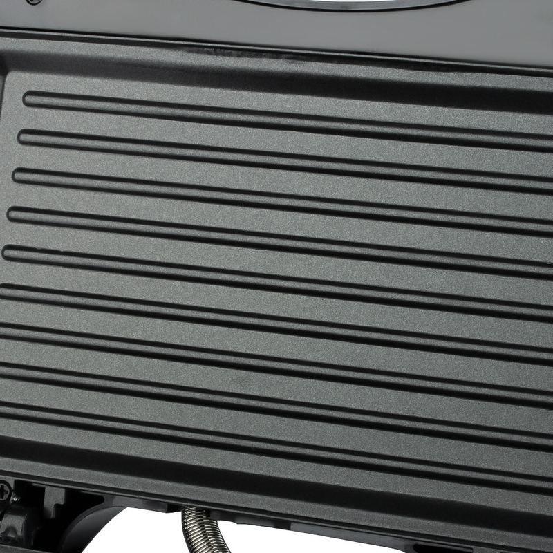 RAF R.214T Grill Steak Maker 750W Electric Press Griller, Ribbed Non-Stick Cooking Plate, 110-220V Multifunctional Breakfast Grill Machine