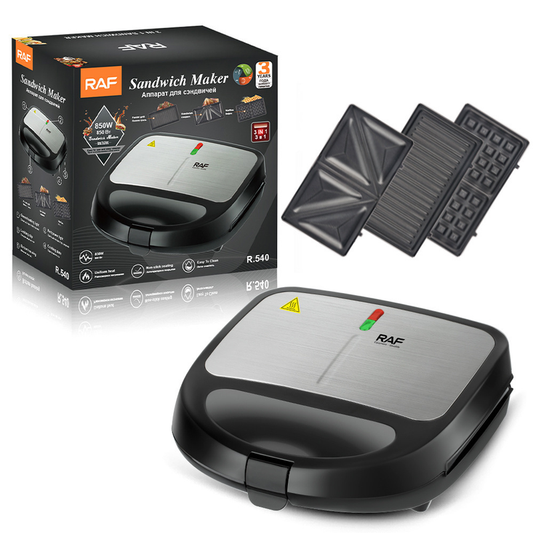 RAF 750W 3-in-1 Breakfast Maker