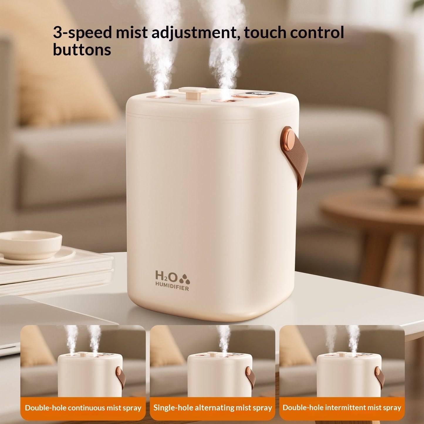Portable Cool Mist Humidifier with Night Light