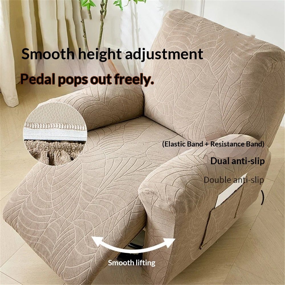 4-Piece Waterproof Recliner Cover Set