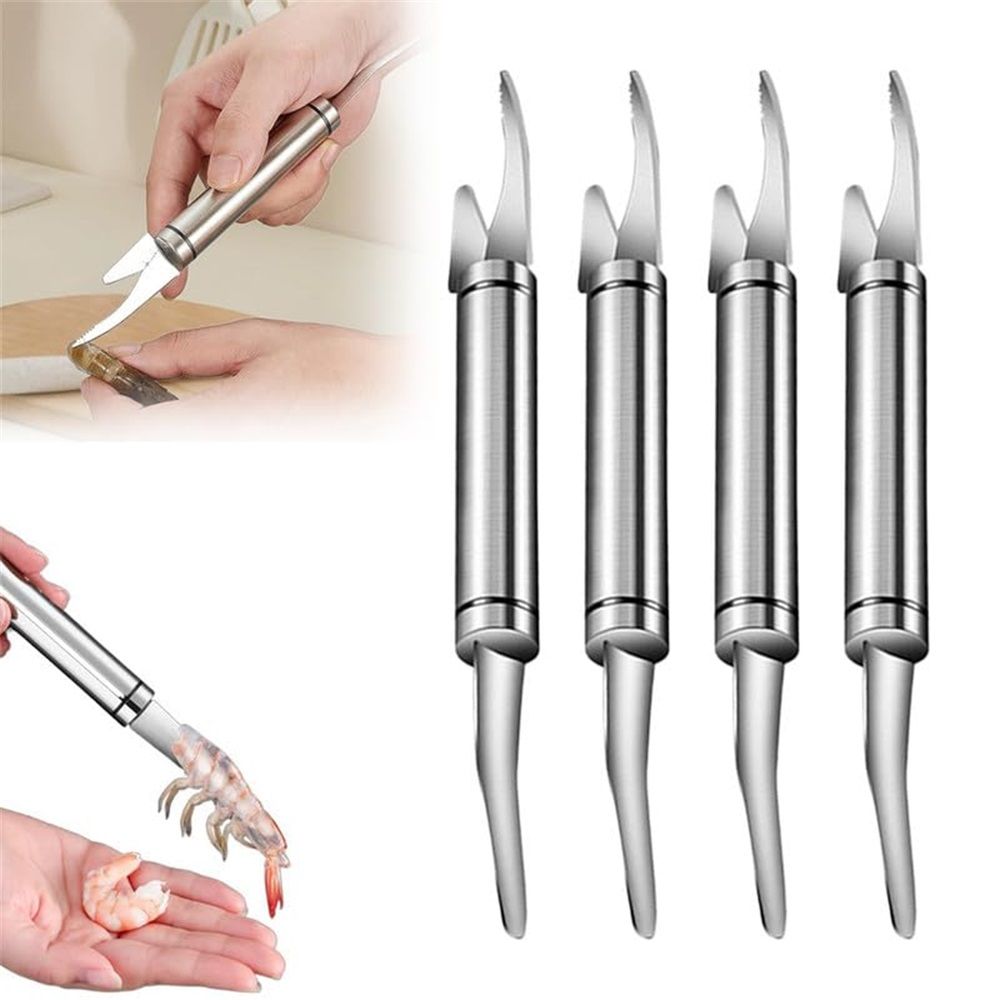 4-Pack Shrimp Deveining Tool Set