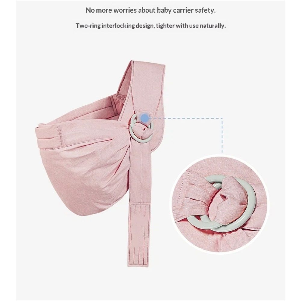 Baby Ring Sling Carrier - Pink