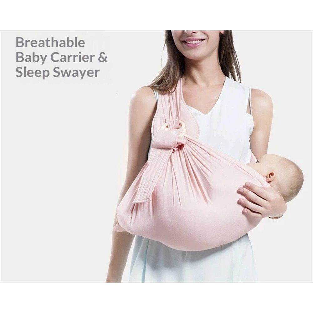 Baby Ring Sling Carrier - Pink