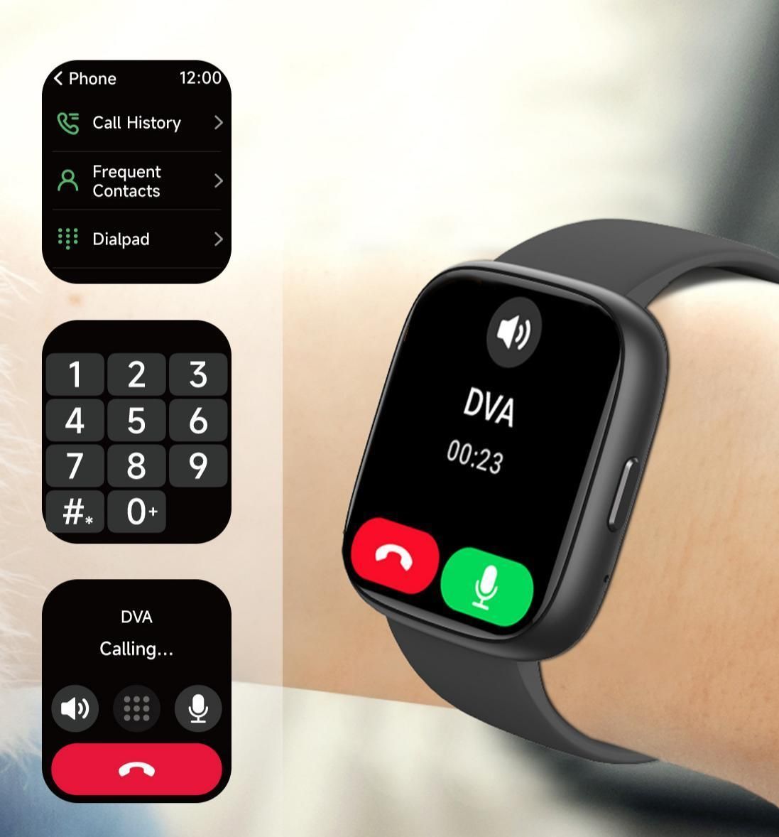 Apricot Bluetooth Calling Smart Watch