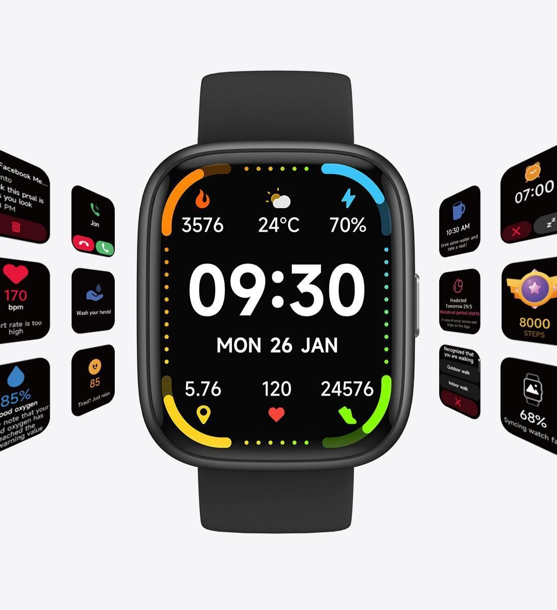 Apricot Bluetooth Calling Smart Watch