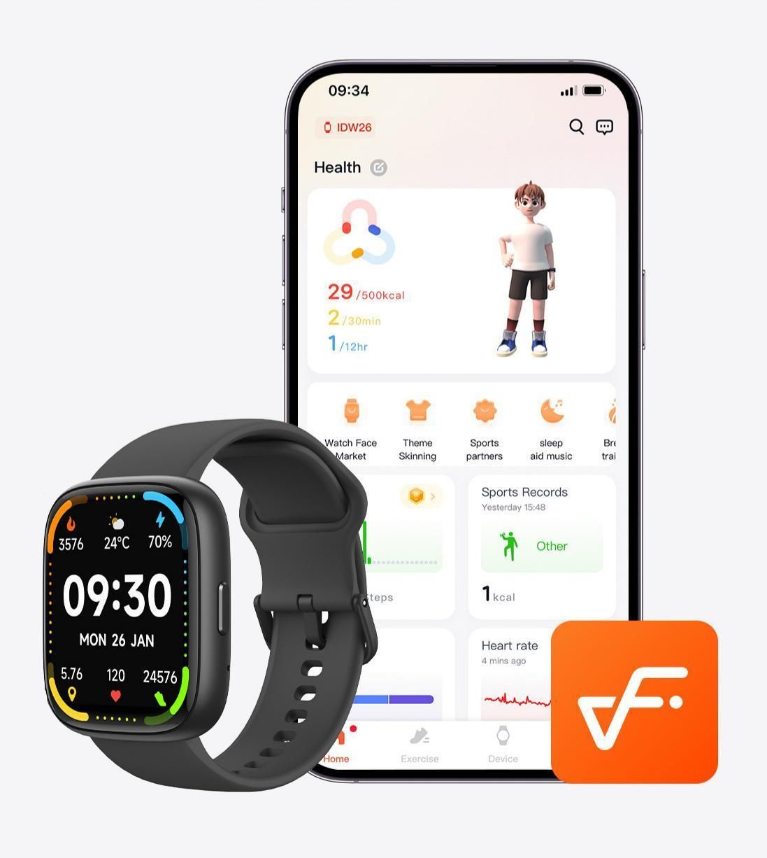 Apricot Bluetooth Calling Smart Watch