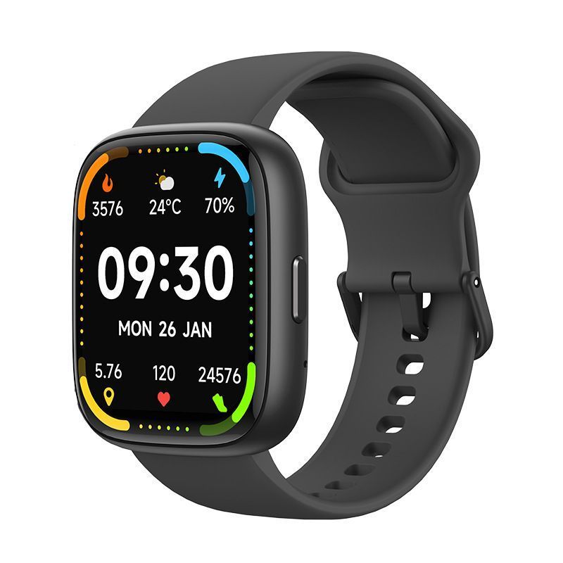 Black Bluetooth Calling Smart Watch