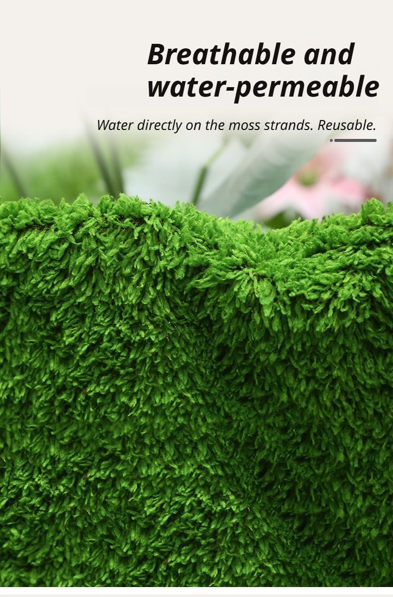 Artificial Moss Turf Mat - 100 x 100cm