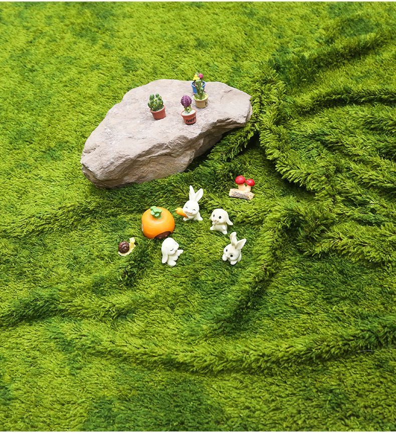 Artificial Moss Turf Mat - 100 x 100cm