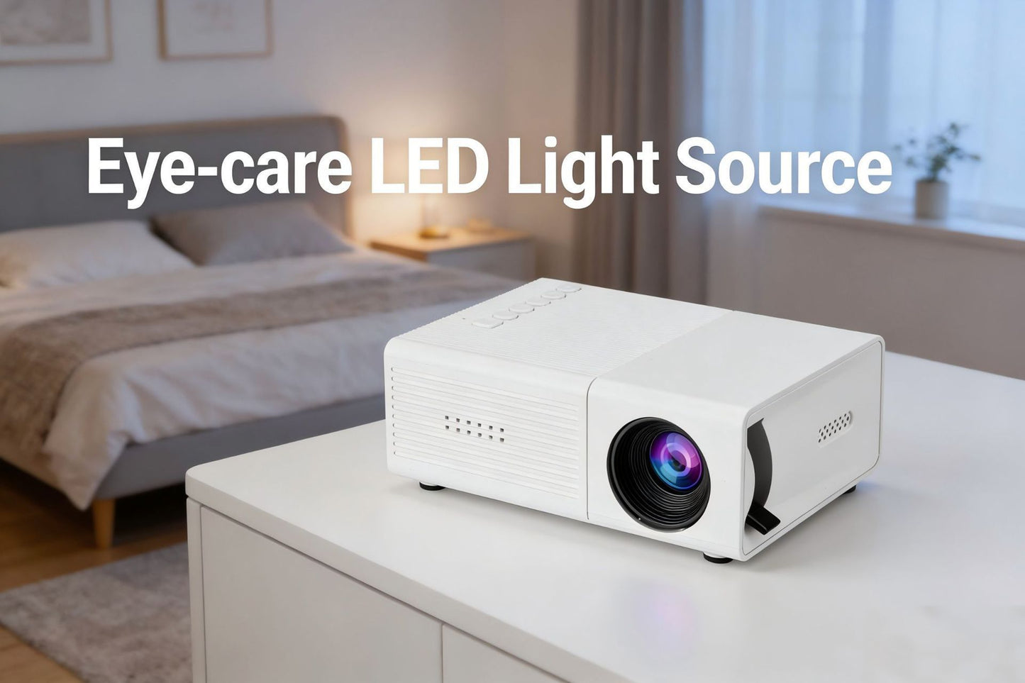 White M3S Mini Projector 1080P AU Plug