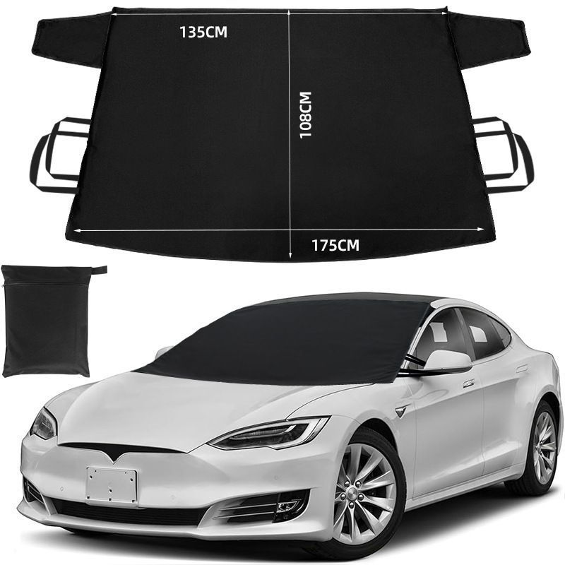600D Oxford Car Window Cover - Tesla