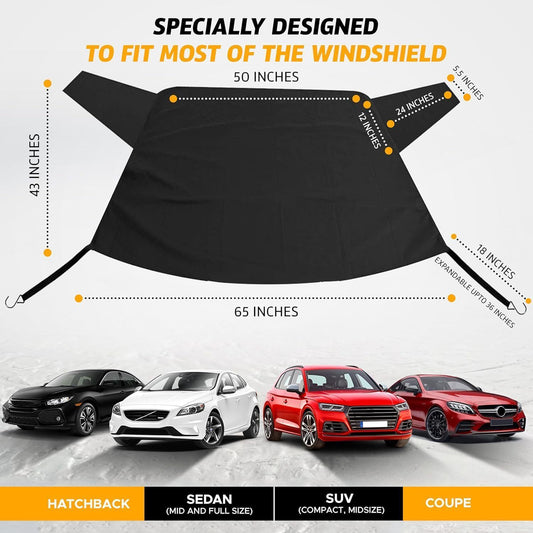 600D Oxford Car Window Cover - Rear Window