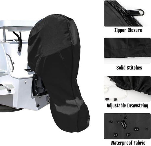 600D Waterproof Outboard Motor Cover - 175-225HP