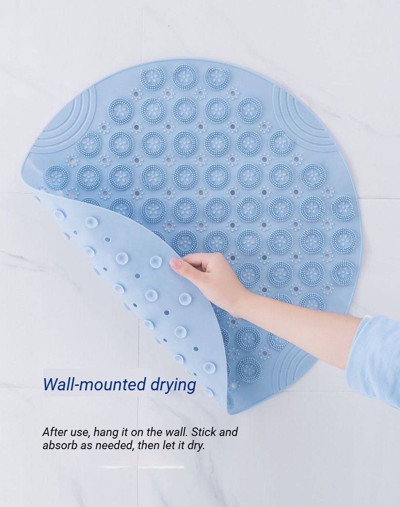 Non-Slip Bath Mat 55cm - Pink