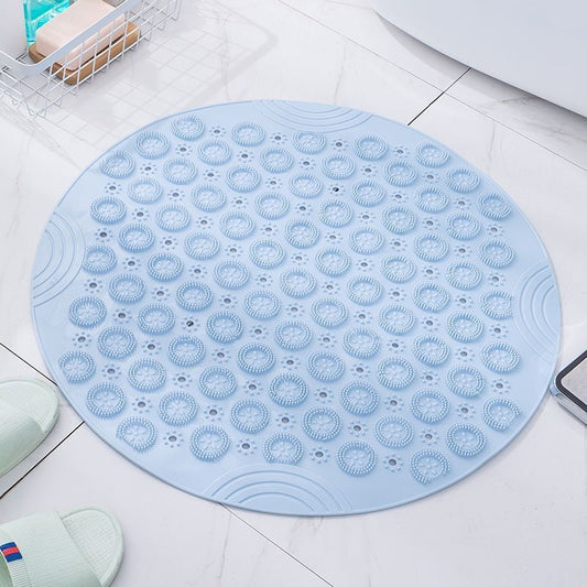 Non-Slip Bath Mat 55cm - Blue