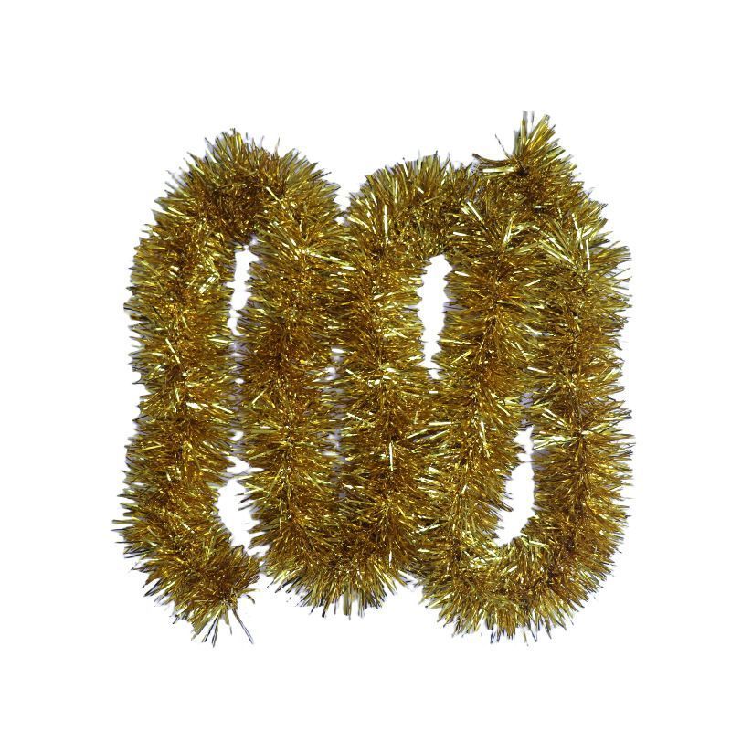 Thick Tinsel Garland 2M Party Decor Gold 5pcs