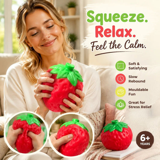 Fresh Oversized Strawberry Squishy - 14cm