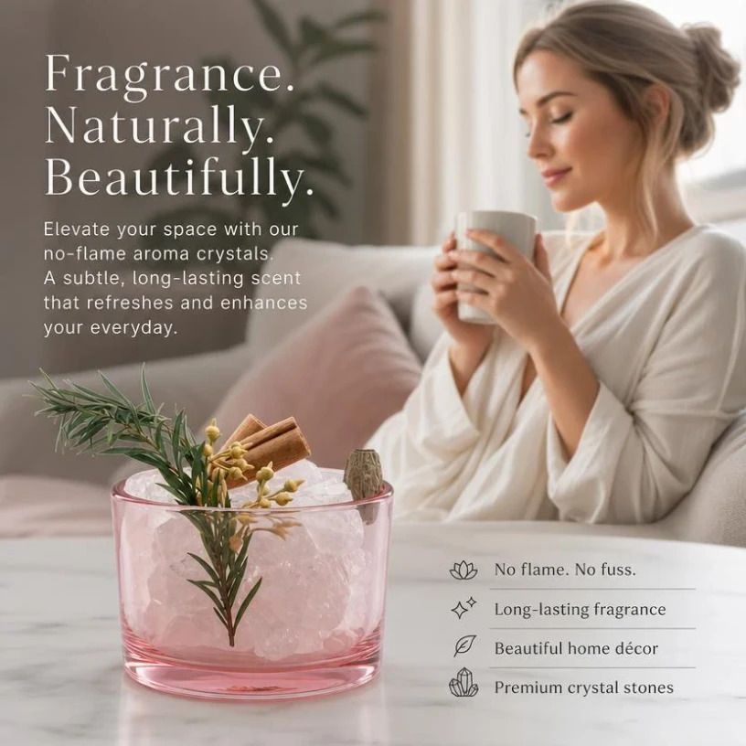 Crystal Stone Flameless Diffuser - Cherry Koi
