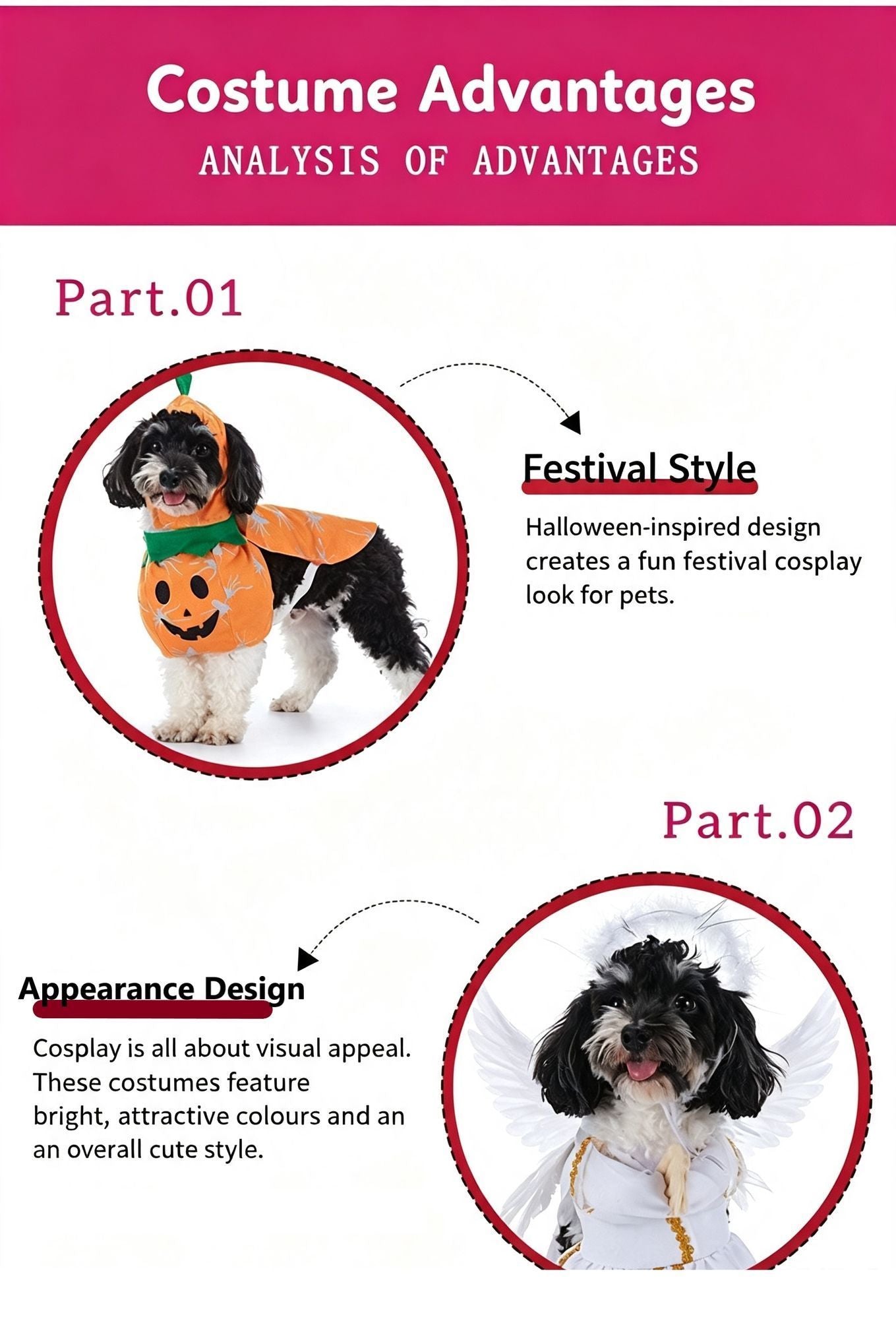Pet Christmas Costume - Size S
