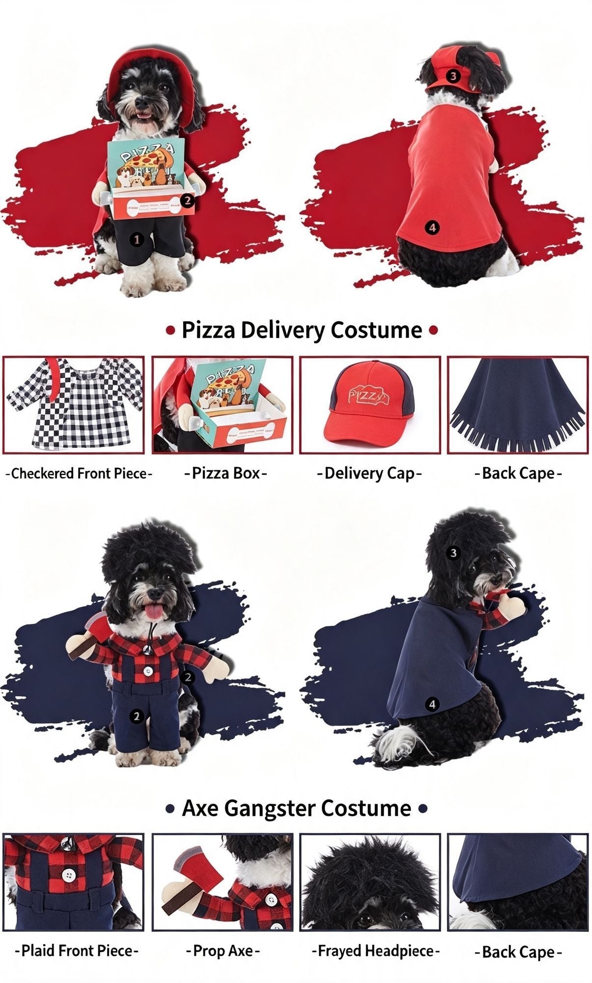 Pet Christmas Costume - Size L