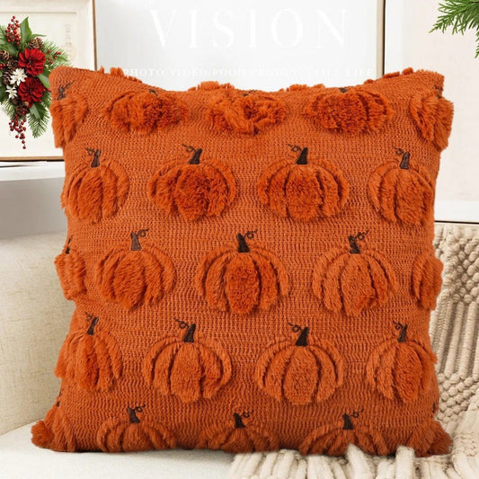 Halloween Cushion Cover - Pumpkin - 45 x 45cm