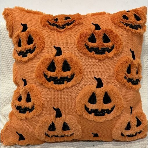 Pumpkin Face Cushion Cover Set - 2 Pack