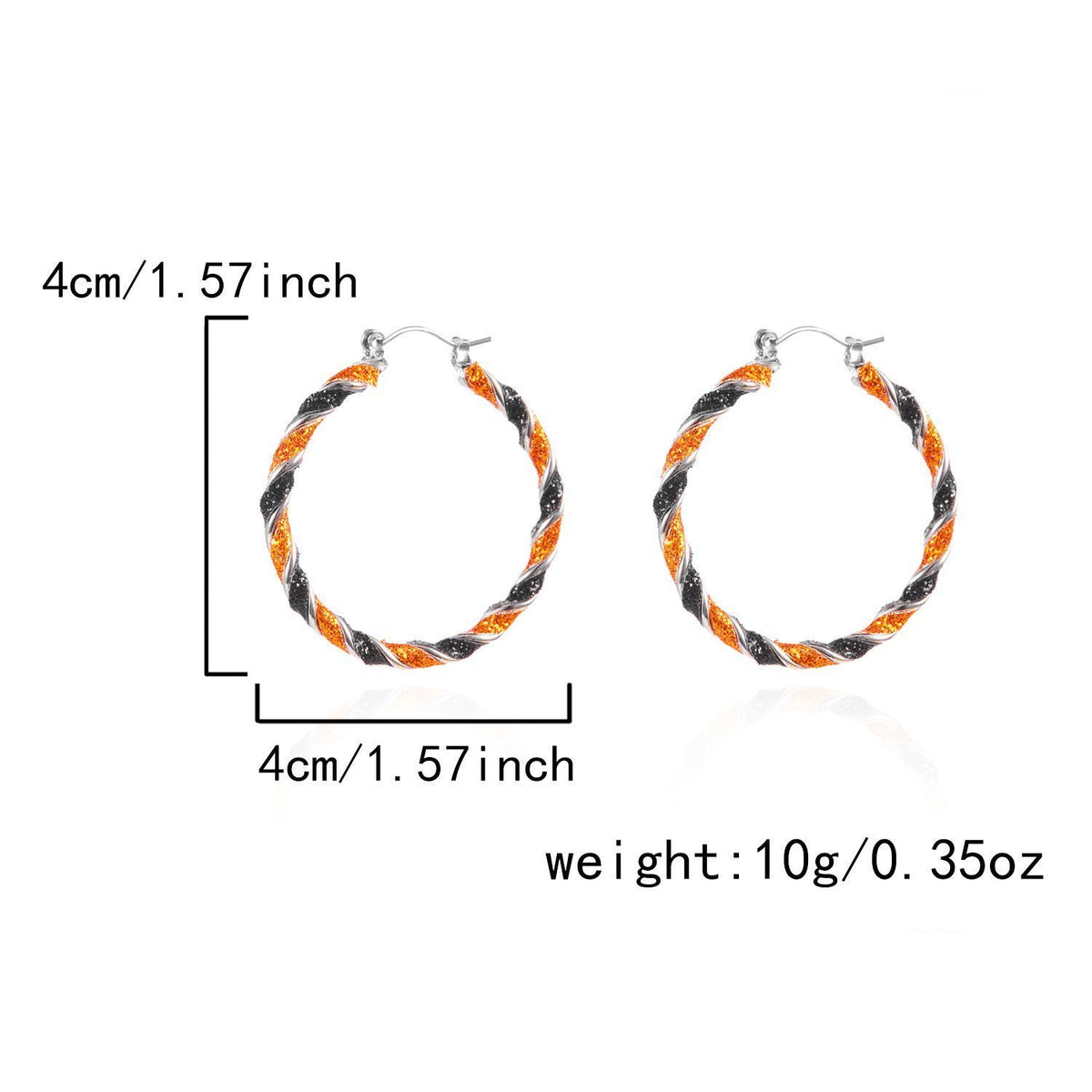 Gothic Pumpkin Ghost Drop Earrings - ER25Y0151