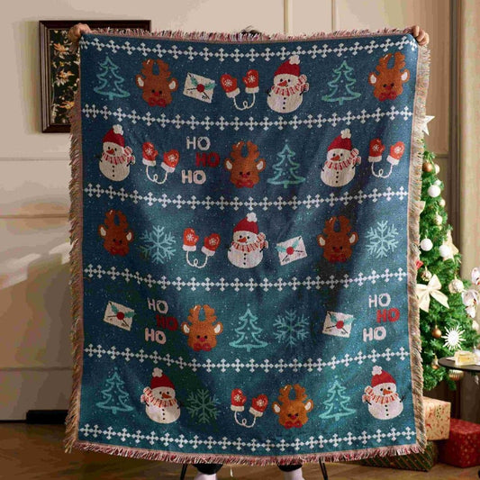 Christmas Envelope Throw Blanket - 157 x 130cm