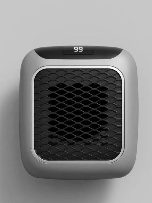 Mini Wall-Mounted Electric Heater - Grey