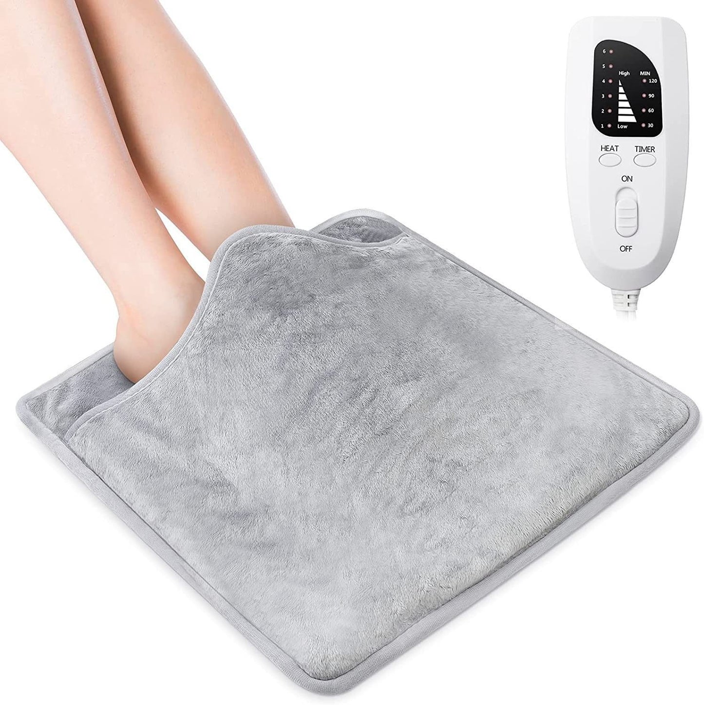 Electric Foot Warmer Mat - 6 Heat Settings