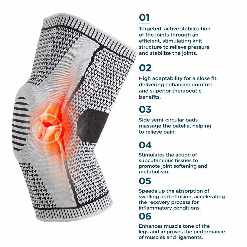 Knee Support Sleeves 2 Pack - L