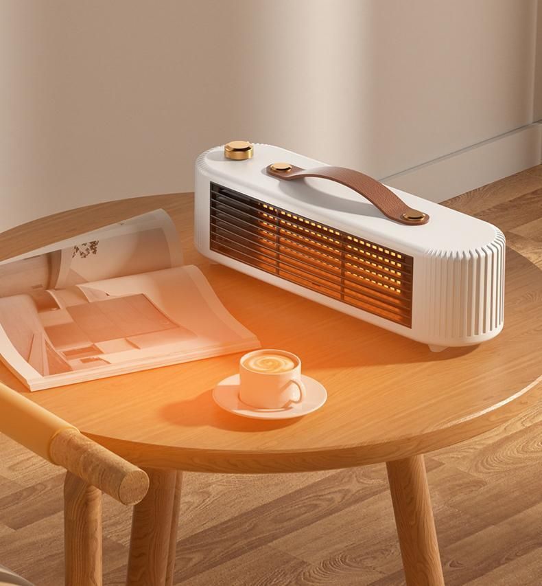 Desktop Space Heater - White