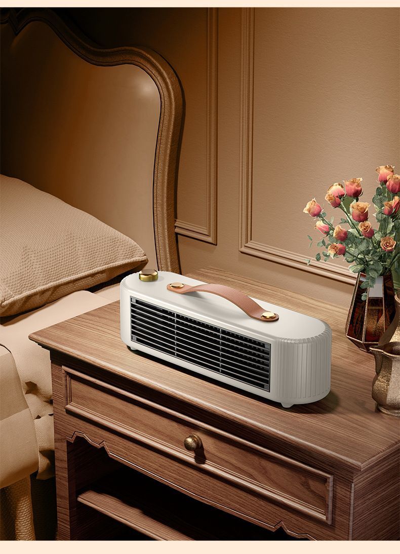 Desktop Space Heater - White