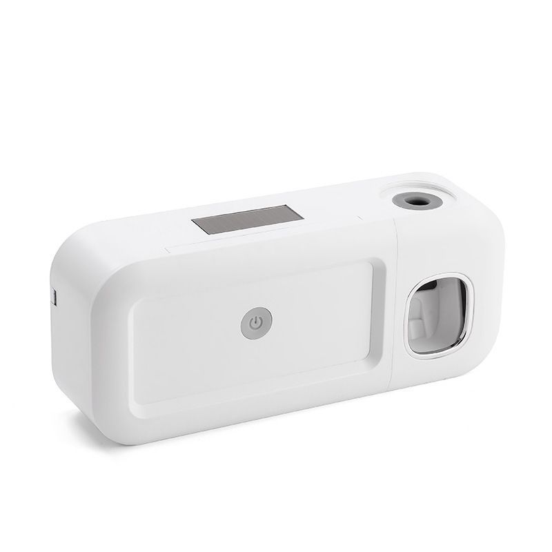 White UV Toothbrush Holder with Dispenser