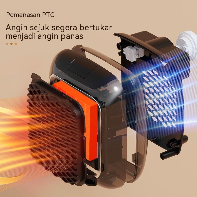 Wall-Mounted Space Heater - Blue