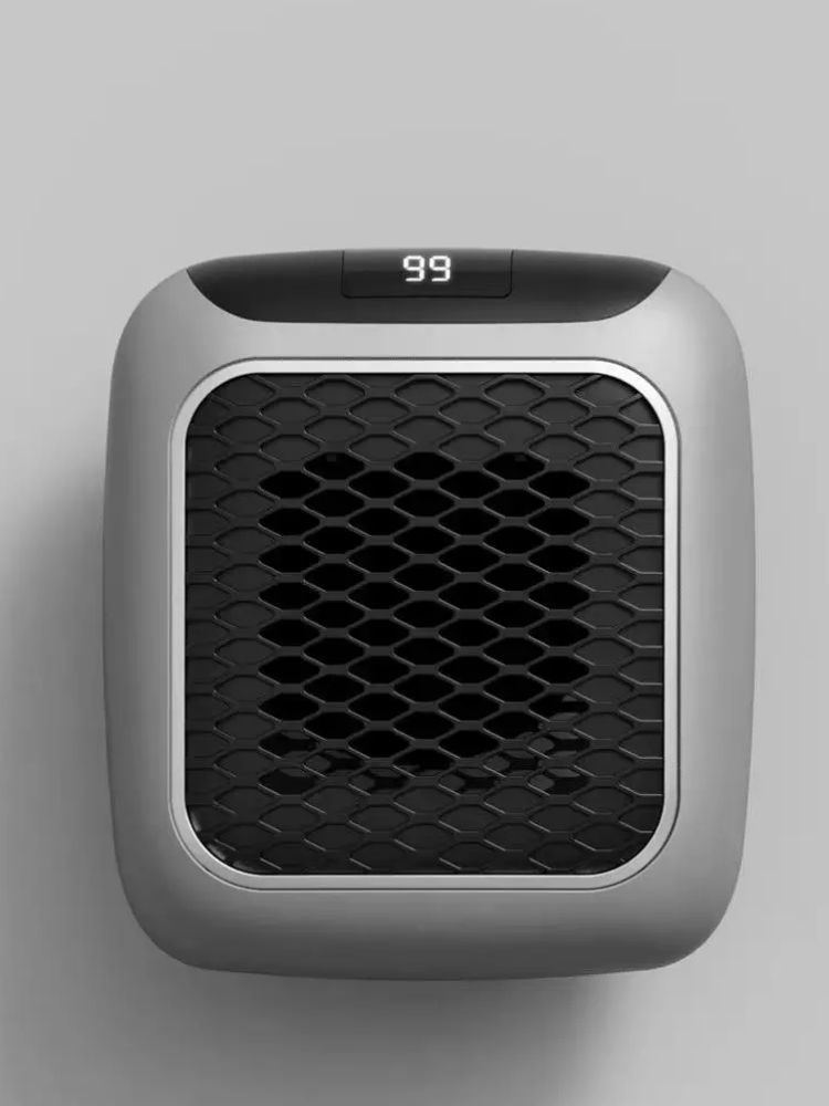 Wall-Mounted Space Heater - Grey