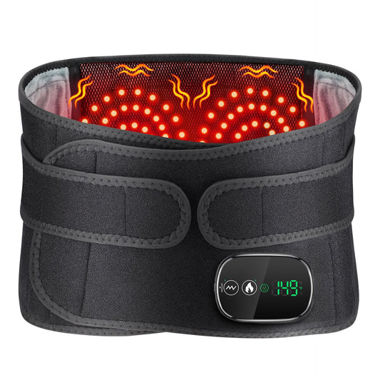 Heated Waist Massager Belt - Black