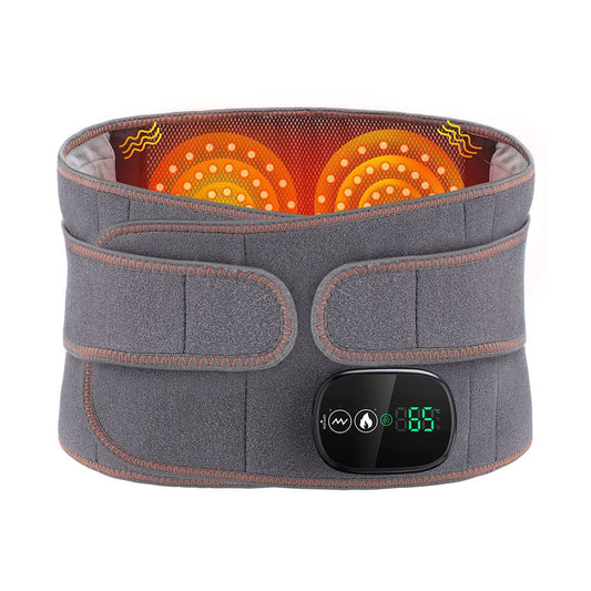 Heated Waist Massager Belt - Grey