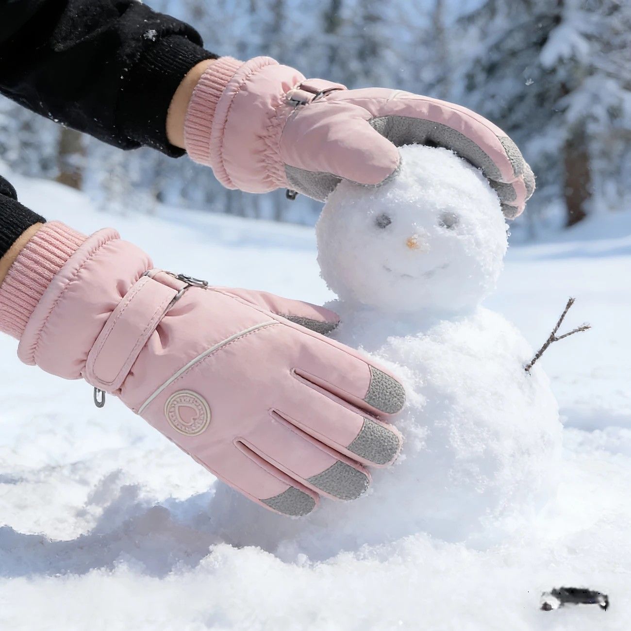 Women's Winter Thick Warm Gloves｜Windproof, Anti-Slip (BLUE)