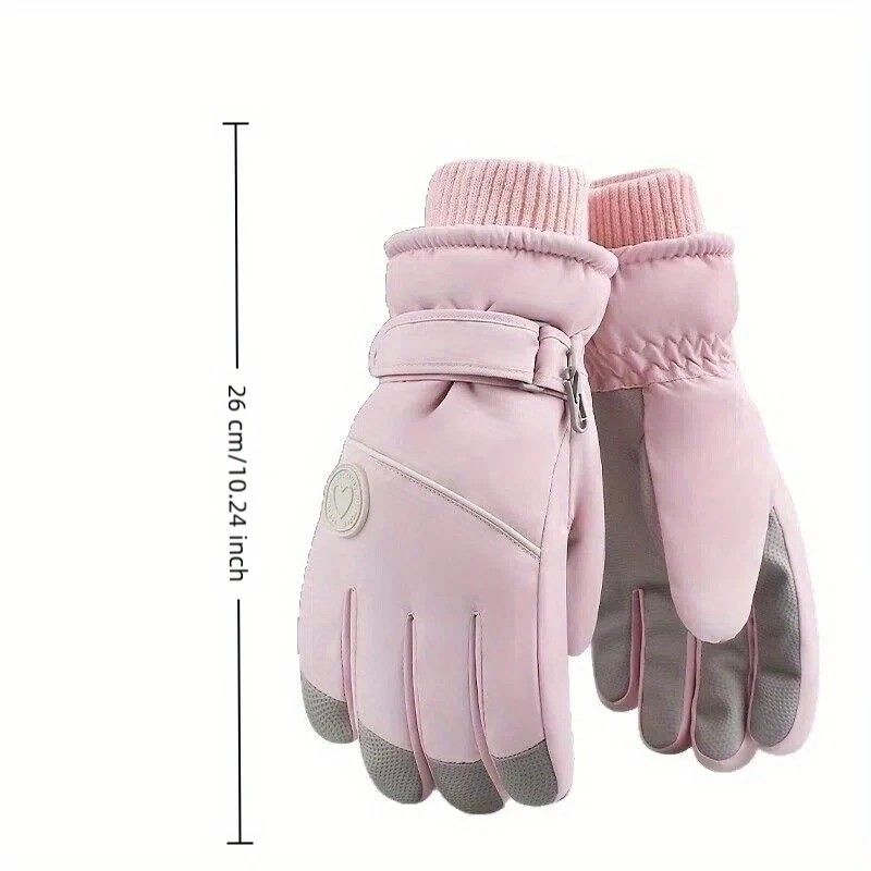 Women's Winter Thick Warm Gloves｜Windproof  (BLACK)