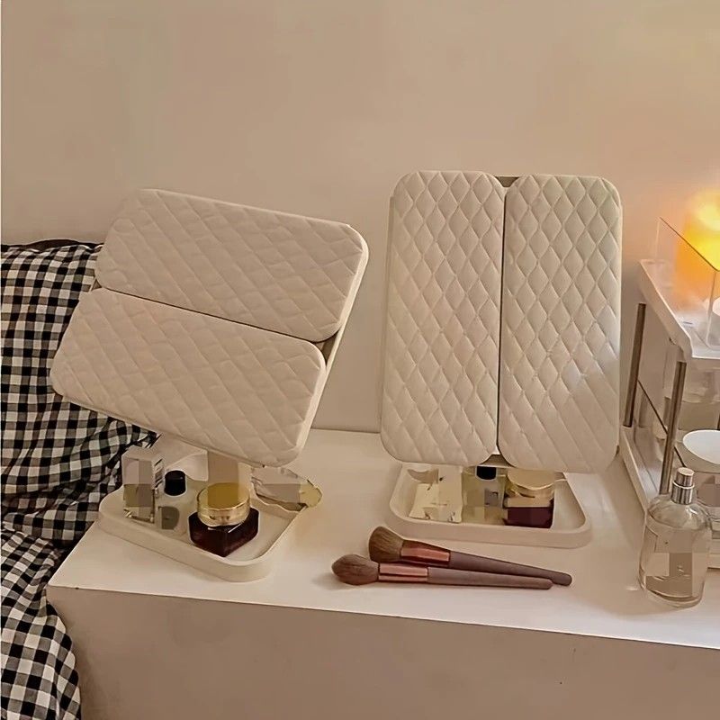 White Rechargeable LED Vanity Mirror