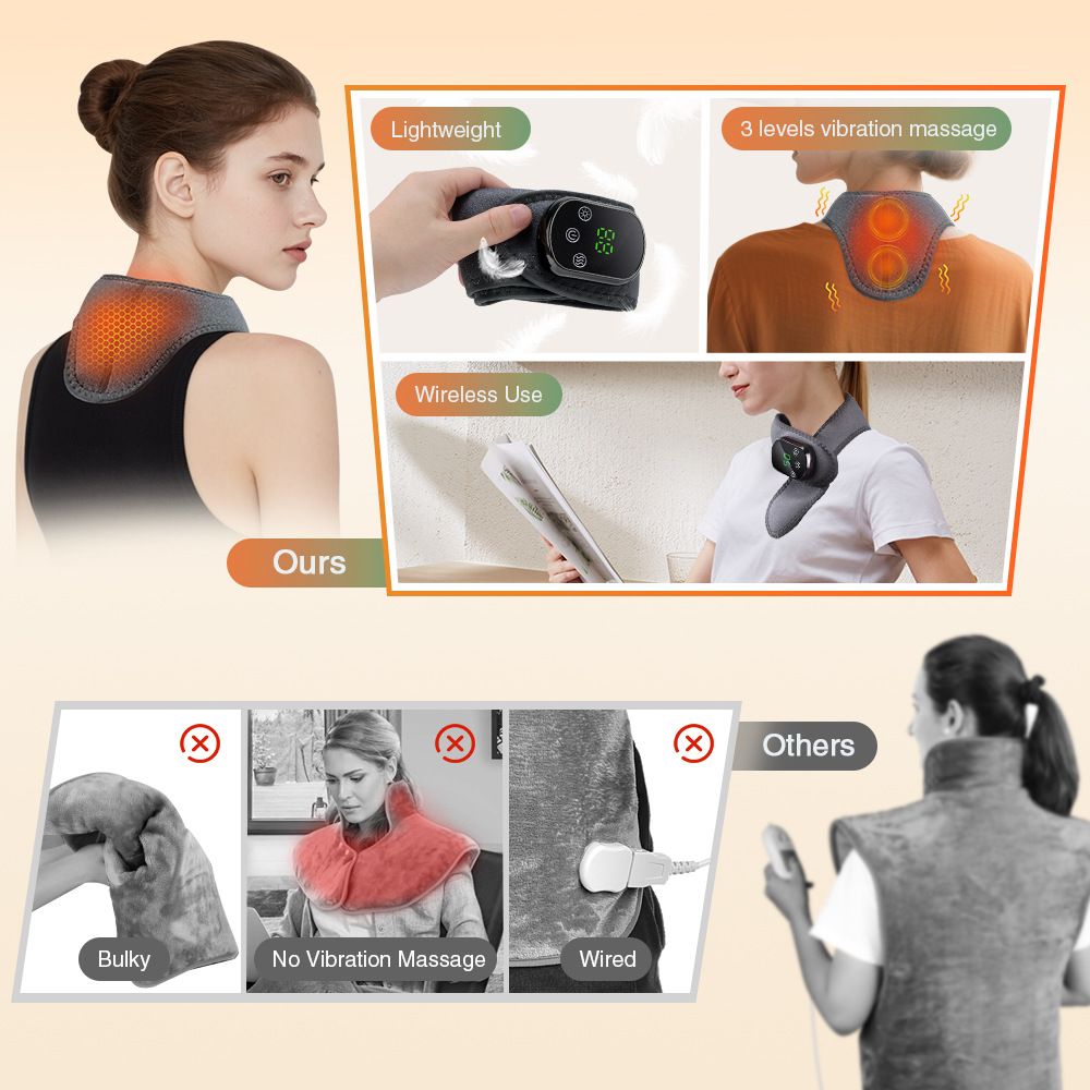Heated Neck Wrap Massager