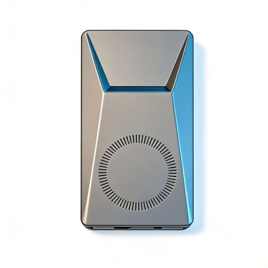 Zinc Alloy Cyber Click Coin - Dark Grey